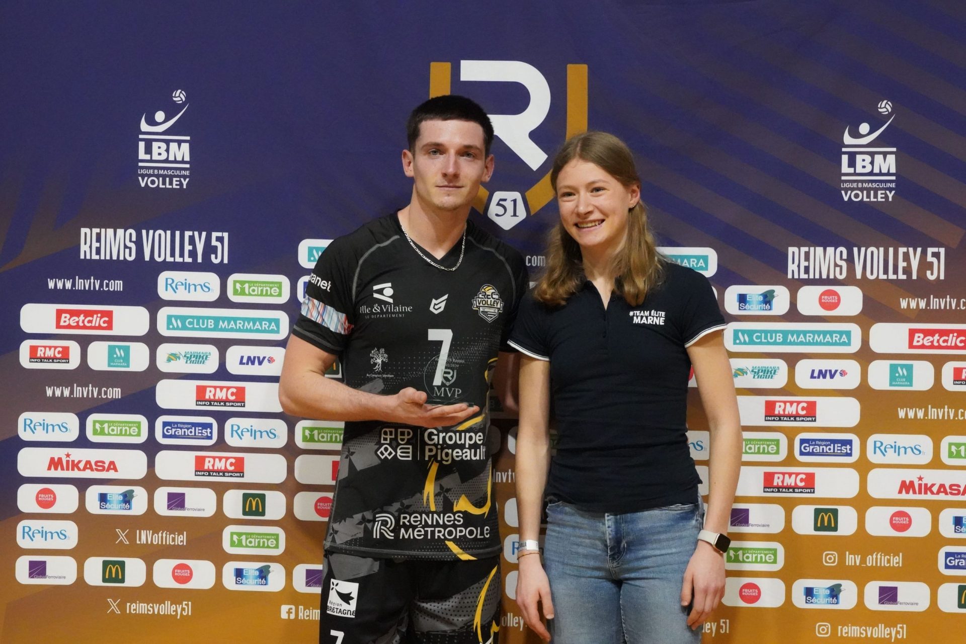Julien Legrand Mvp Rec Volley Reims Min