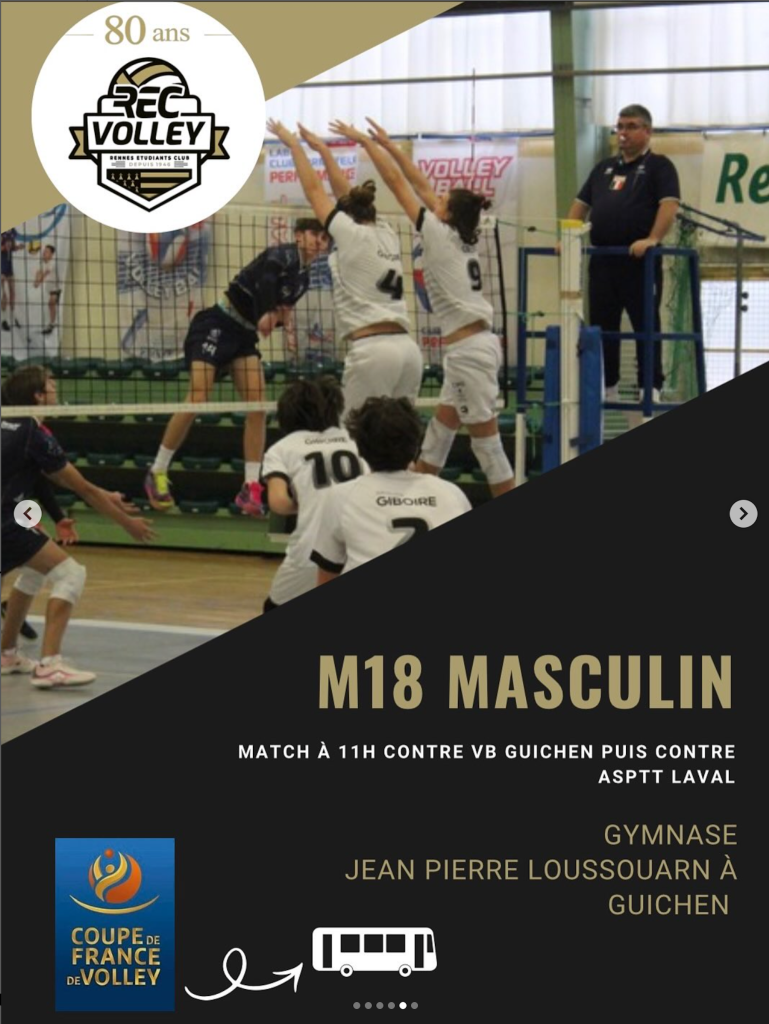 Tour Coupe De France Rec Volley Académie 5